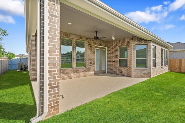 32646 Fly Fish Way, Fulshear, TX 77441 - view of patio with a ceiling fan