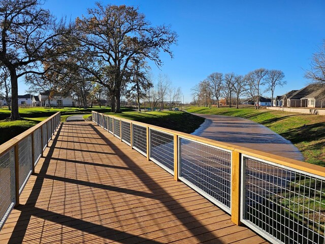 32650 Fly Fish Way, Fulshear, TX 77441 - deck with a yard and a residential view