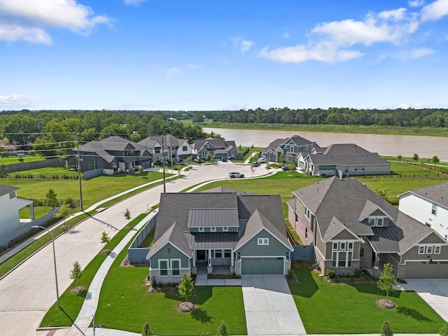 32650 Fly Fish Way, Fulshear, TX 77441 - aerial view of residential area with a nearby body of water