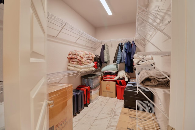 15158 N Heron Heights Way, Magnolia, TX 77354 - walk in closet with marble finish floor