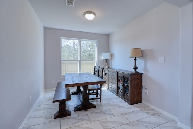 15158 N Heron Heights Way, Magnolia, TX 77354 - dining space with baseboards and visible vents