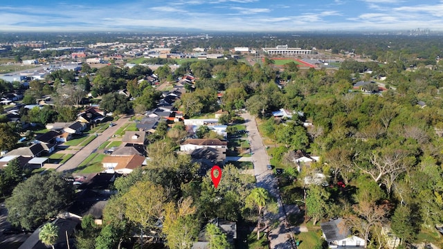 drone / aerial view featuring a residential view