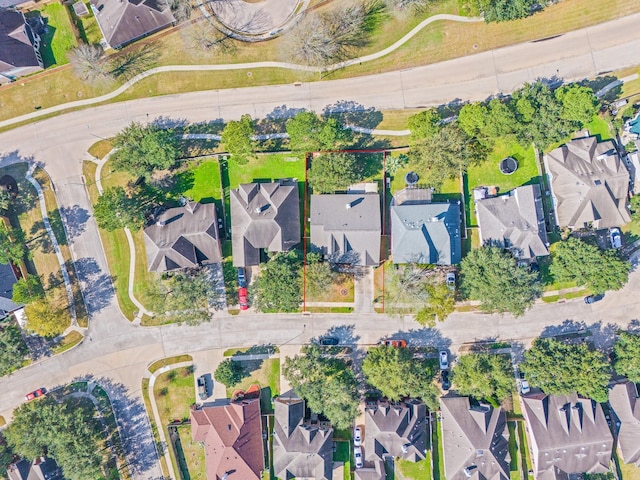 bird's eye view featuring a residential view