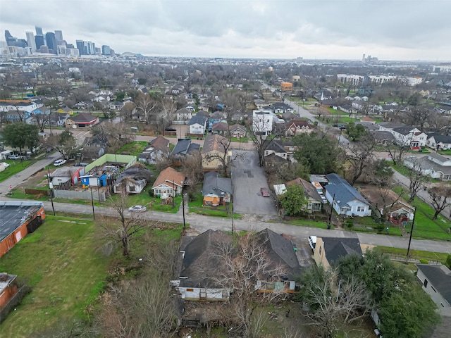 aerial view featuring a residential view