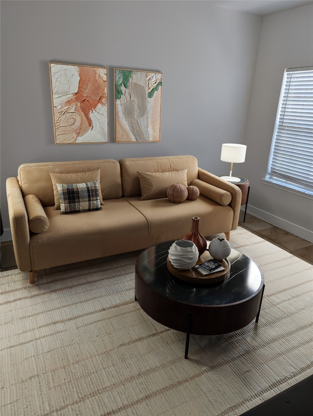 9767 Farrell Dr, Houston, TX 77070 - living room featuring baseboards