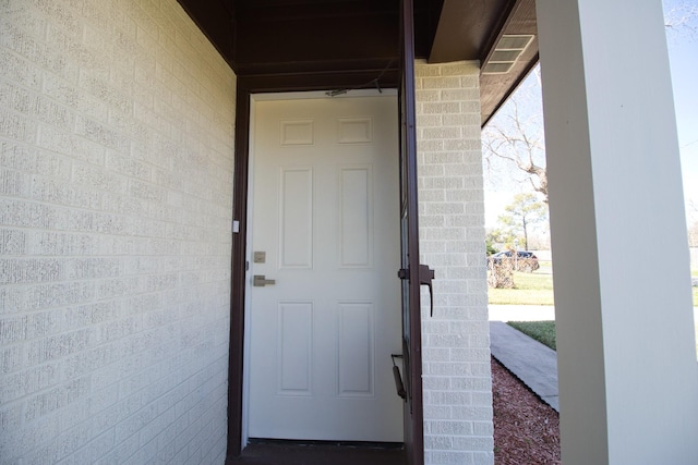 view of entrance to property