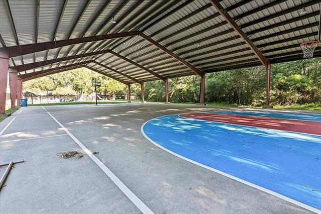 view of basketball court