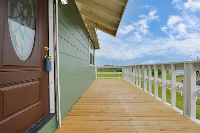 view of deck