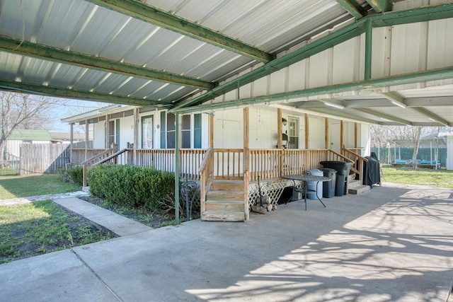 view of patio / terrace with area for grilling