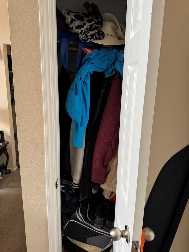 view of closet