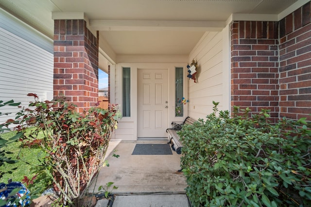 view of entrance to property