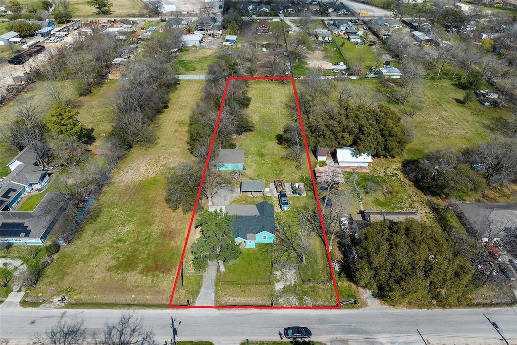 1705 Margaret St, Houston, TX 77093 - drone / aerial view