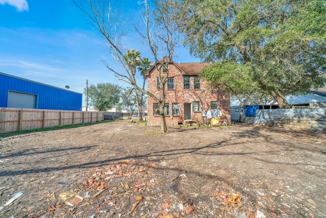 view of front of home