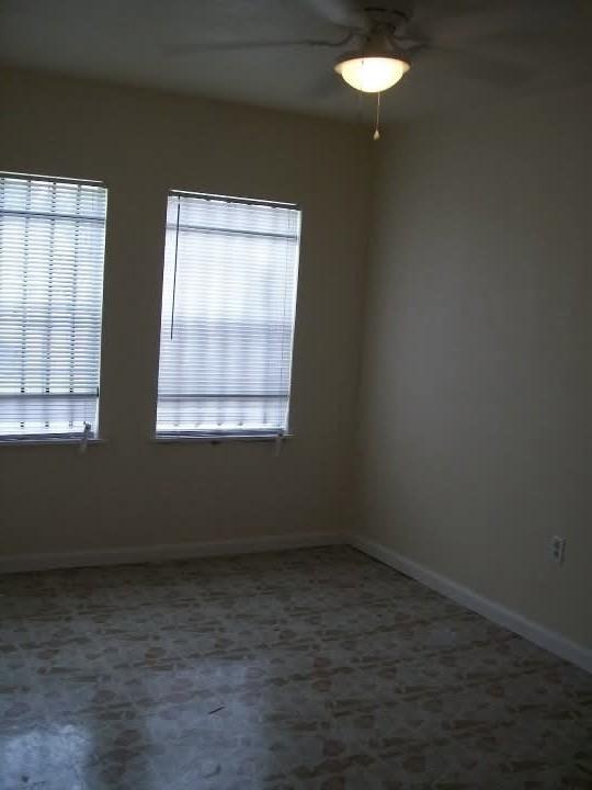 view of spare room