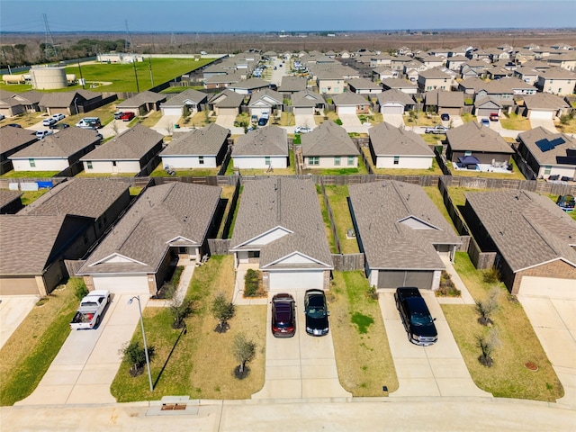 birds eye view of property featuring a residential view