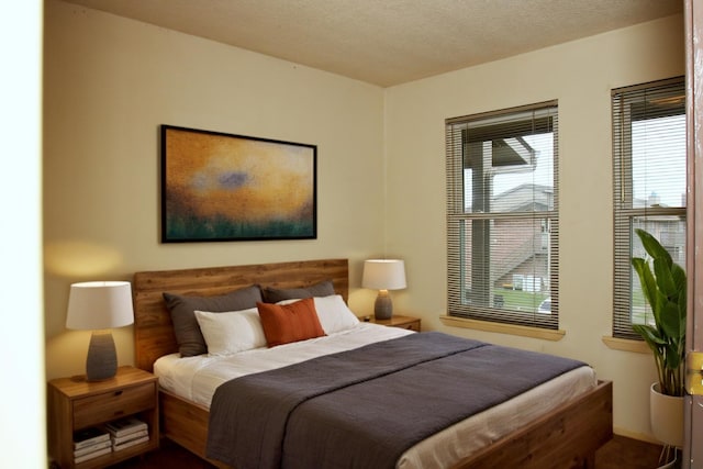 418 Garland Dr Unit 222, Lake Jackson, TX 77566 - bedroom with a textured ceiling
