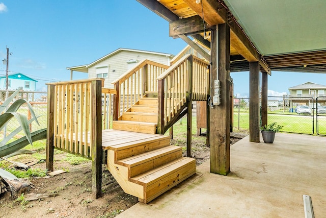 exterior space with a patio