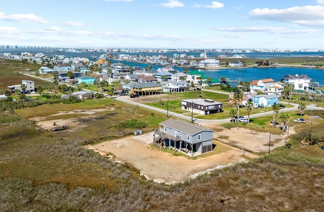 1623 Bay Meadows St, Galveston, TX 77554 - birds eye view of property with a water view