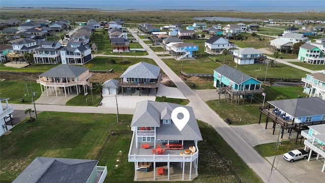 drone / aerial view featuring a residential view