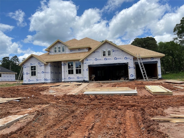 126 Luther Dean Ln, New Waverly, TX 77358 - property in mid-construction featuring roof with shingles