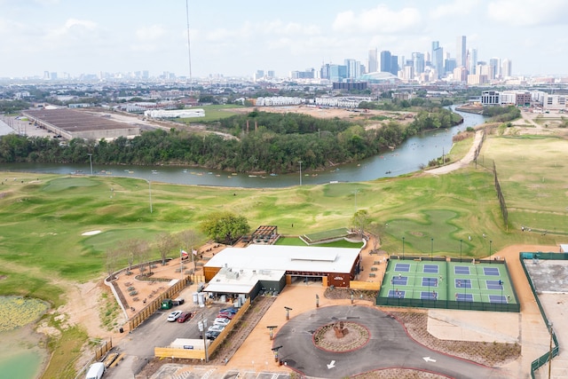 2515 Engelke St, Houston, TX 77003 - bird's eye view featuring a water view
