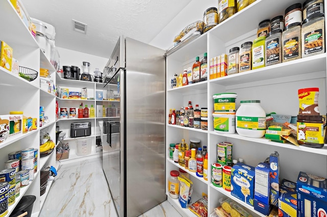 pantry featuring visible vents