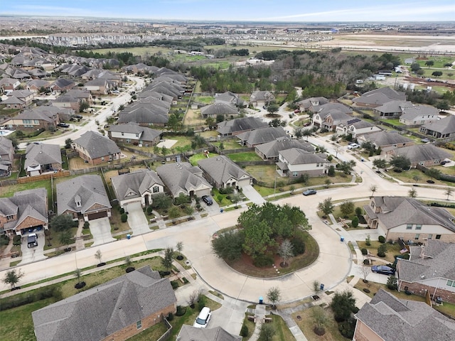 birds eye view of property featuring a residential view