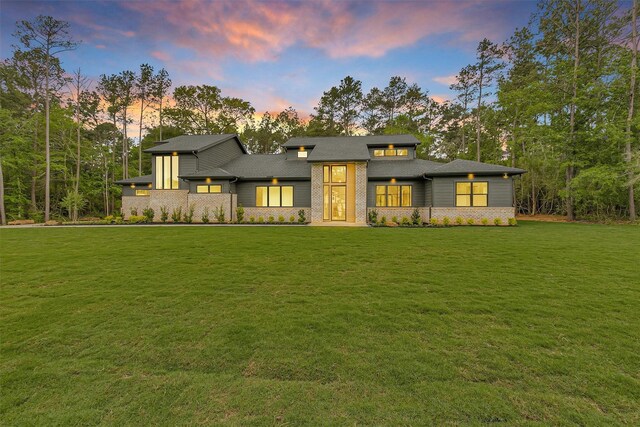 19918 Live Oak Bnd, Magnolia, TX 77355 - view of front of property with a front yard