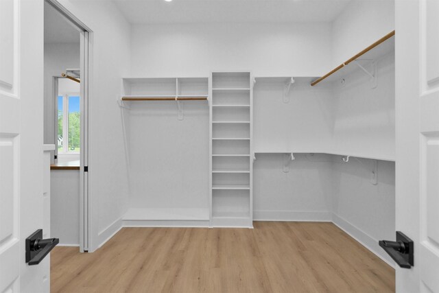 19918 Live Oak Bnd, Magnolia, TX 77355 - spacious closet with light wood-style flooring