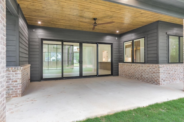 19918 Live Oak Bnd, Magnolia, TX 77355 - view of patio / terrace featuring ceiling fan