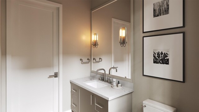 2002 Park St, Houston, TX 77019 - bathroom featuring toilet and vanity