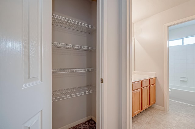 view of closet