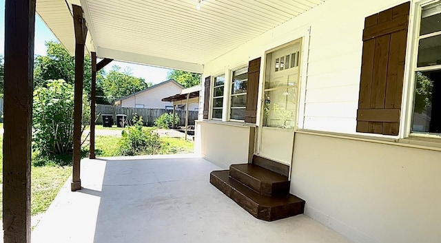 view of patio