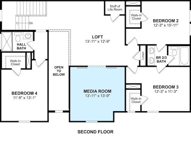167 Leila Ln, New Waverly, TX 77358 - view of floor plan / room layout