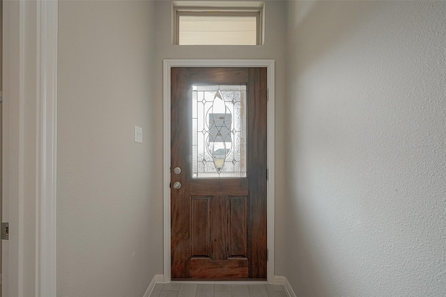 view of doorway to outside