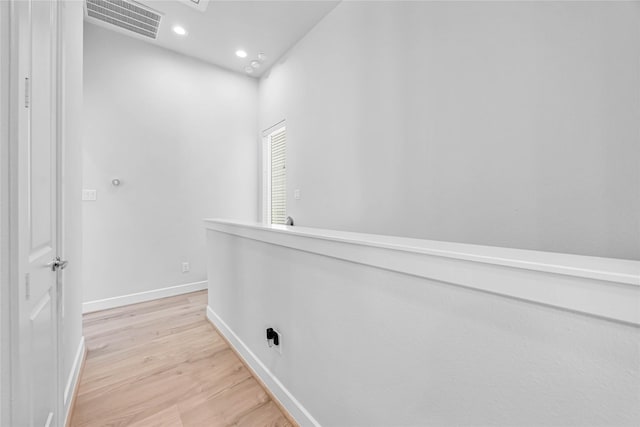 108 Knightsbridge Park Ln, Houston, TX 77018 - hall featuring light wood-type flooring
