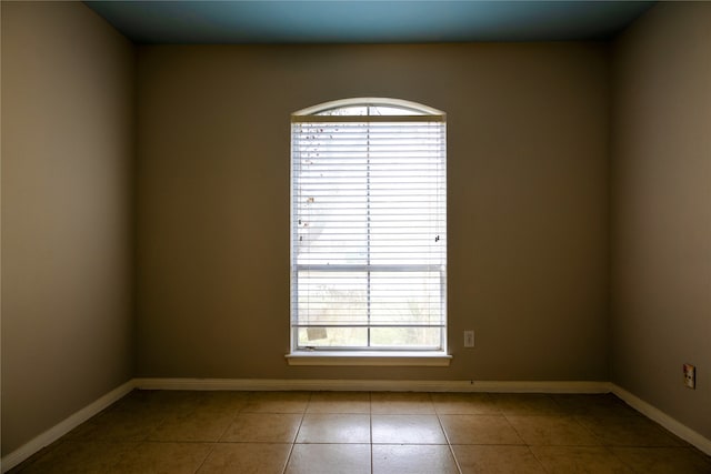 view of tiled empty room