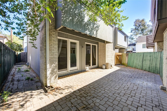 rear view of house with a patio area