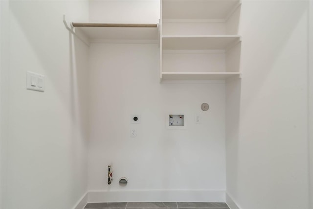 4430 Edmund St, Houston, TX 77020 - washroom with gas dryer hookup, washer hookup, hookup for an electric dryer, and baseboards