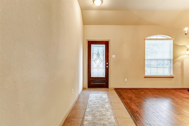 view of tiled entryway