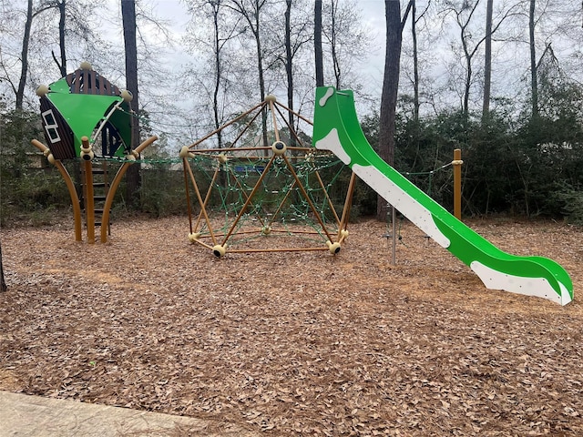 view of jungle gym