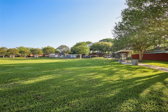 view of yard
