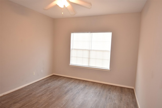 12565 Melville Dr Unit 224, Montgomery, TX 77356 - unfurnished room with ceiling fan and wood-type flooring
