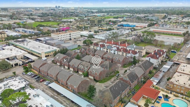 bird's eye view featuring a residential view