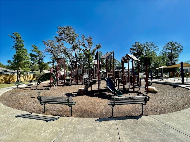 view of community playground