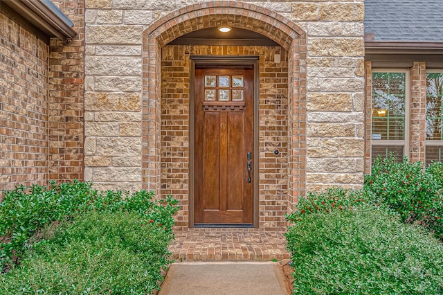 view of property entrance