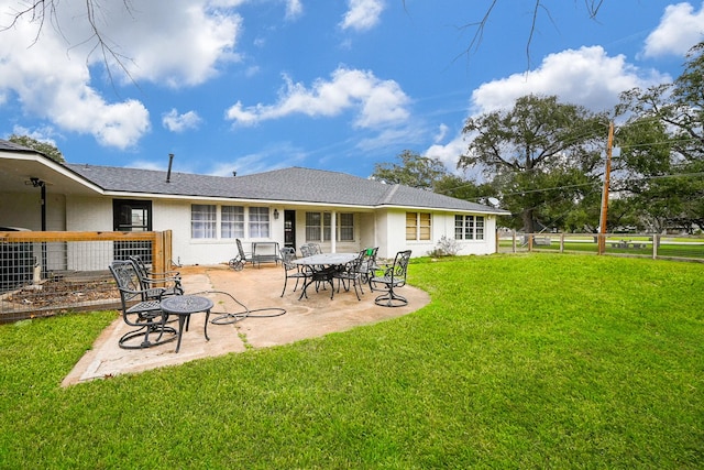 1133 Peebles St, Hempstead, TX 77445 - rear view of property featuring a patio area