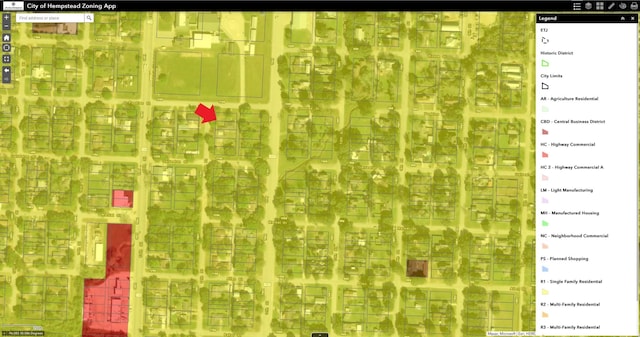 1133 Peebles St, Hempstead, TX 77445 - map / location of property area