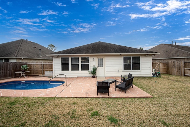 back of house featuring a patio area