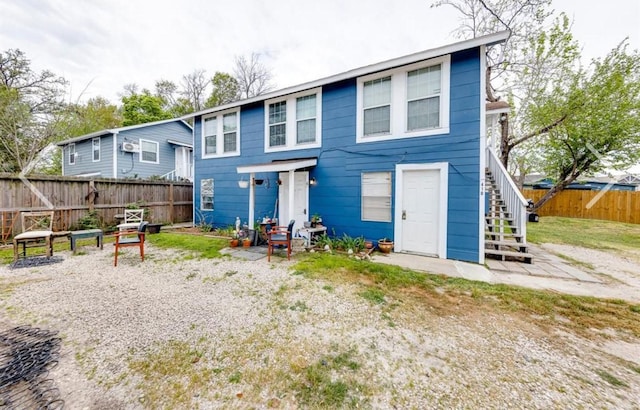 view of rear view of property